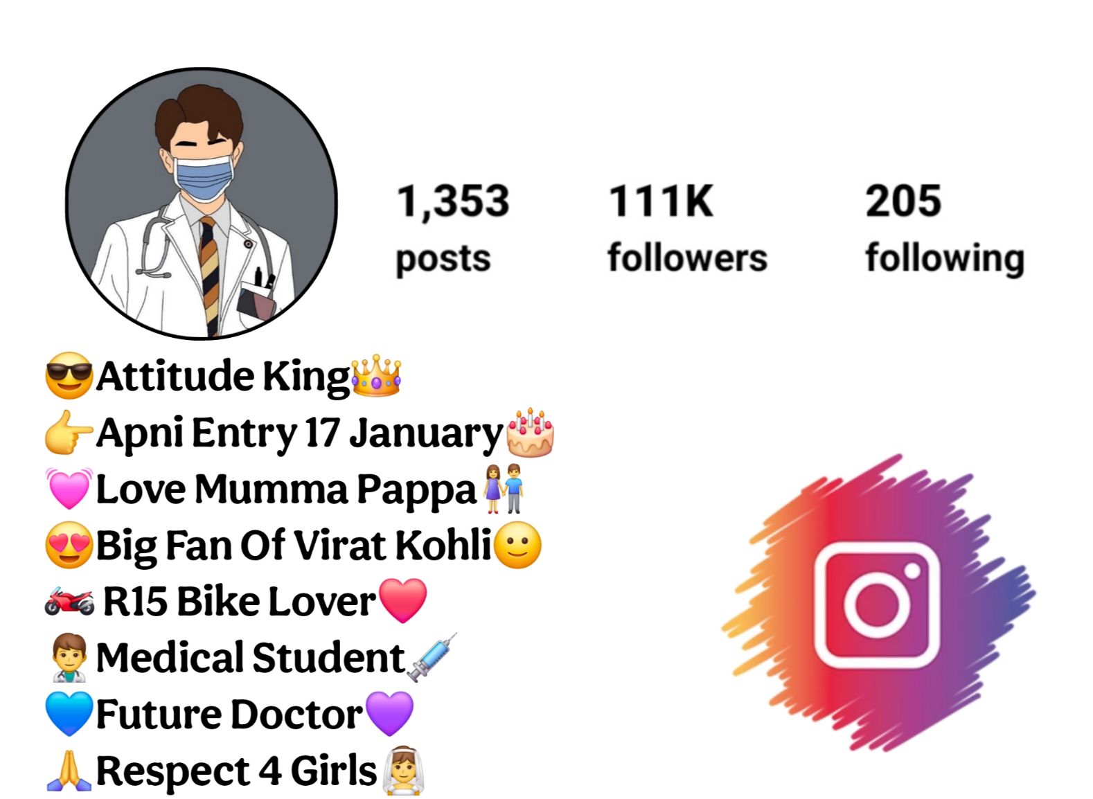 Instagram Bio For Medical Students With Emoji