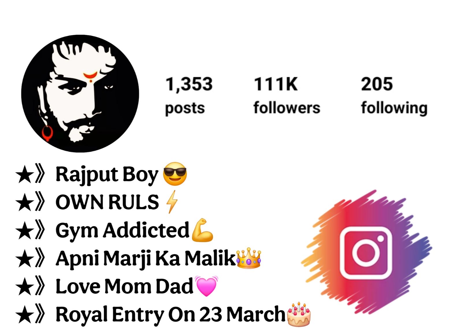 Rajput Bio For Instagram