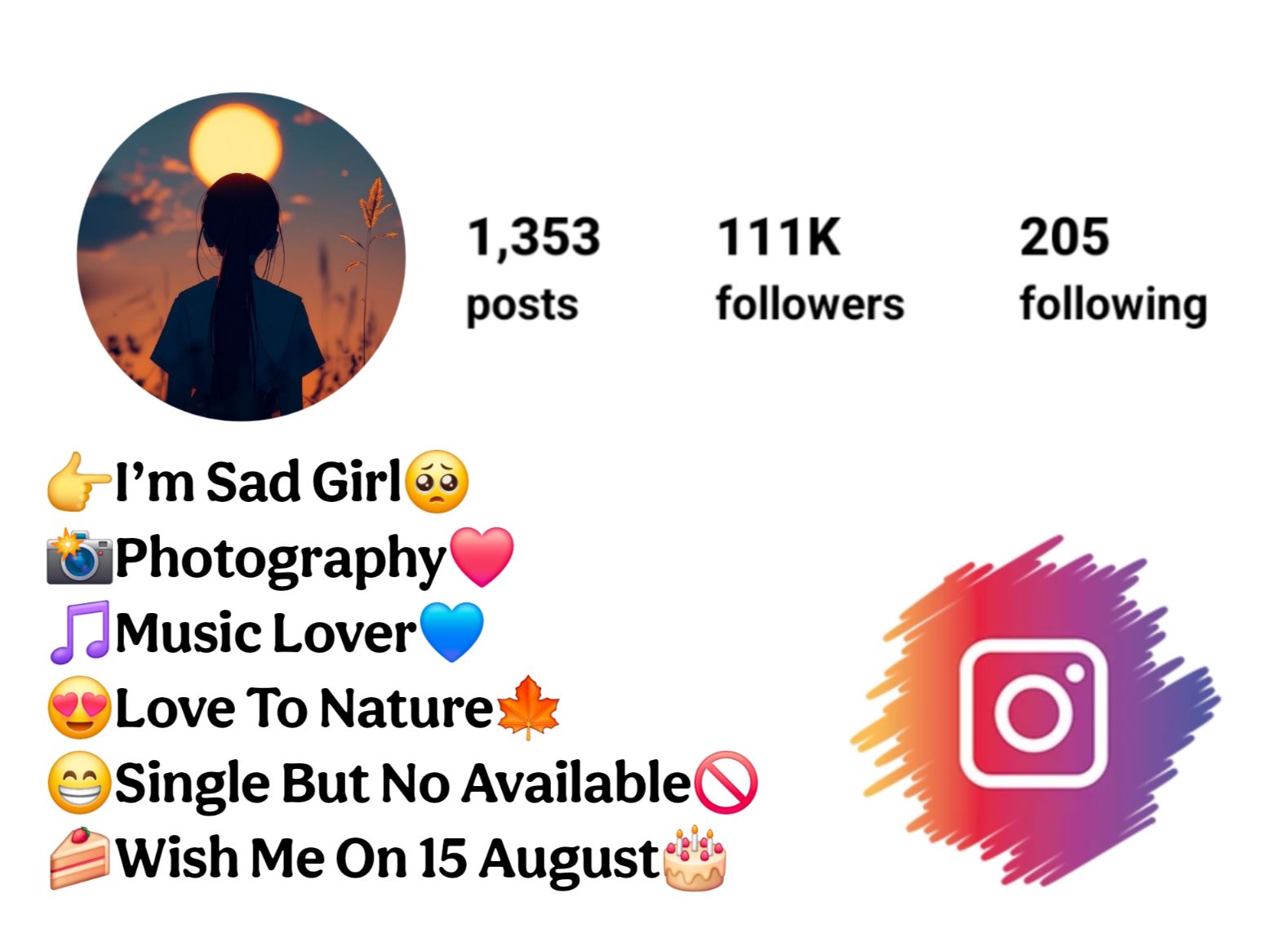 Sad Bio For Instagram For Girls