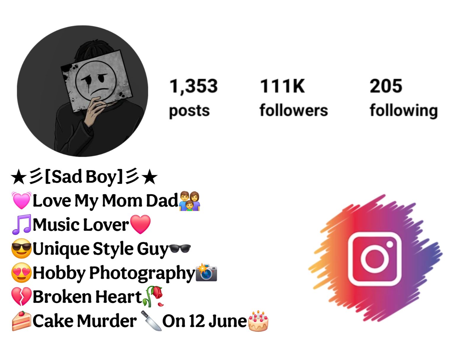 Sad Bio For Instagram