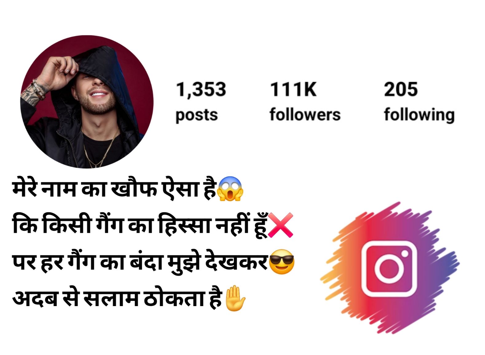 Badmashi Bio For Instagram in Hindi