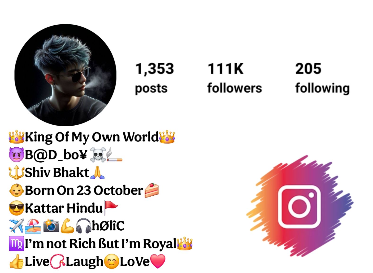 Instagram Bio Ideas For Boys