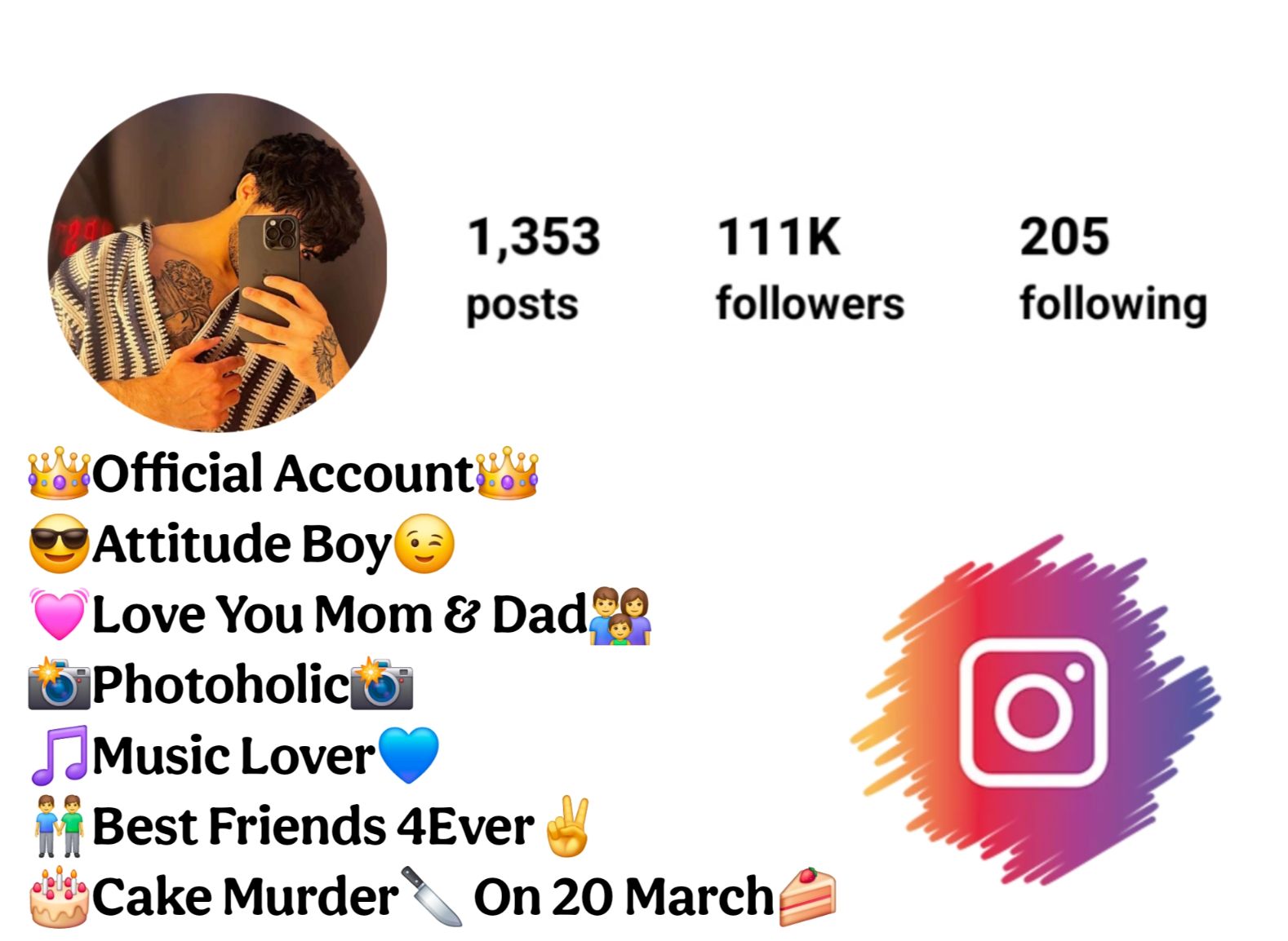 Instagram Bio For Boys