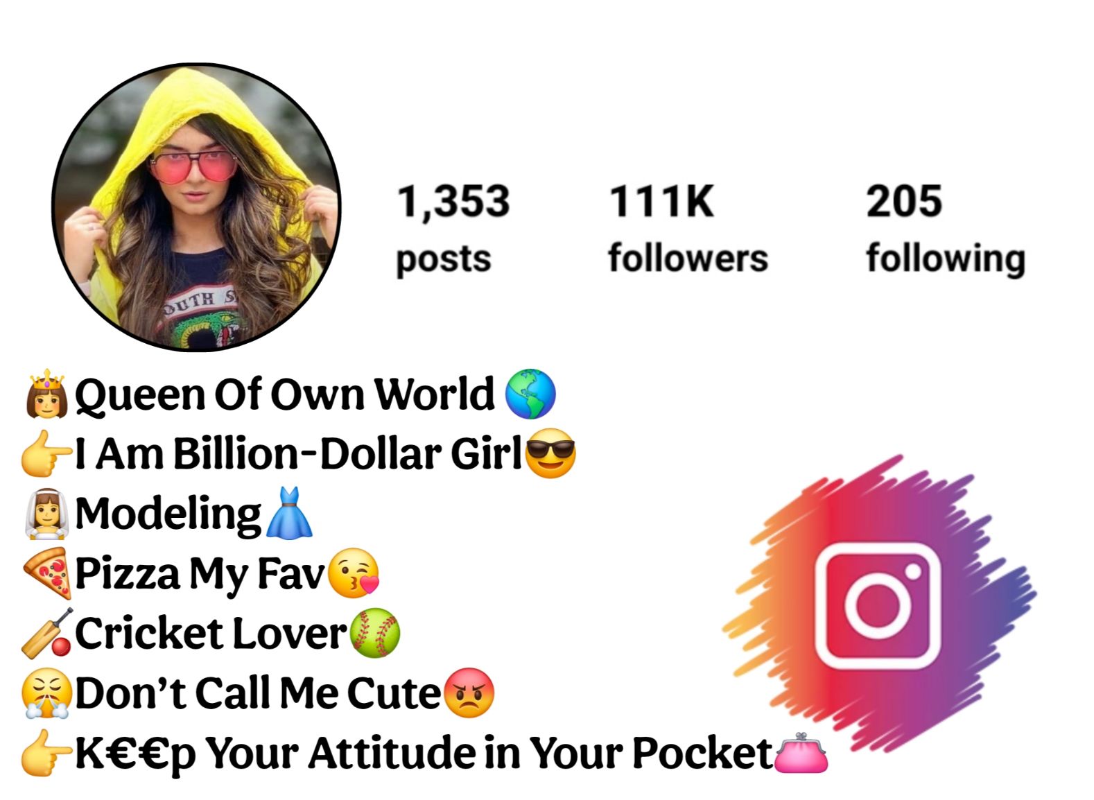 Best Bio For Instagram For Girls Attitude