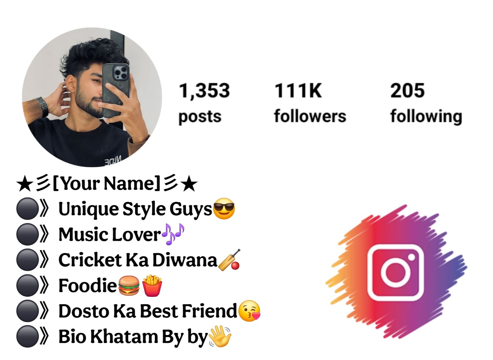 Instagram Par Bio Me Kya Likhe