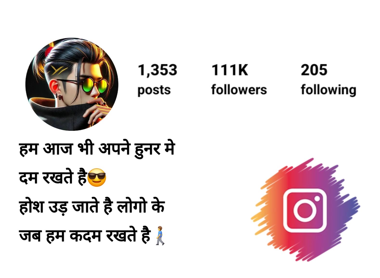 Instagram Bio Shayari Attitude