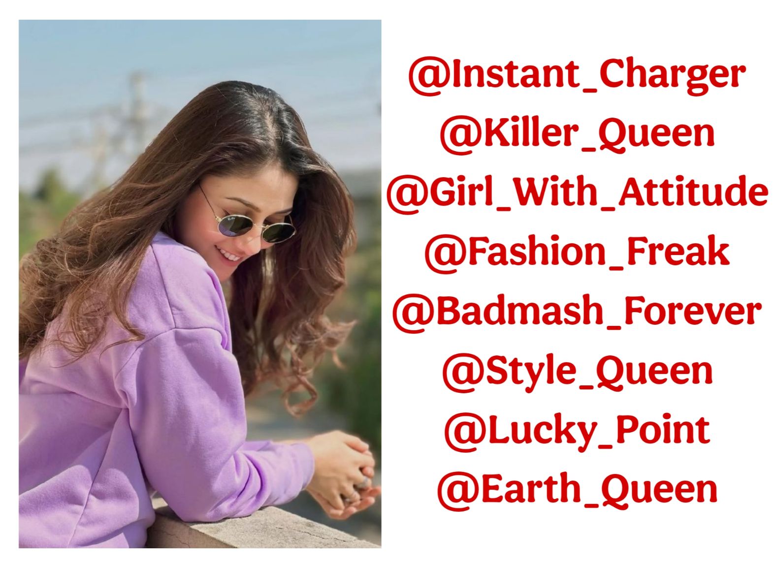 Instagram Username For Girls Attitude
