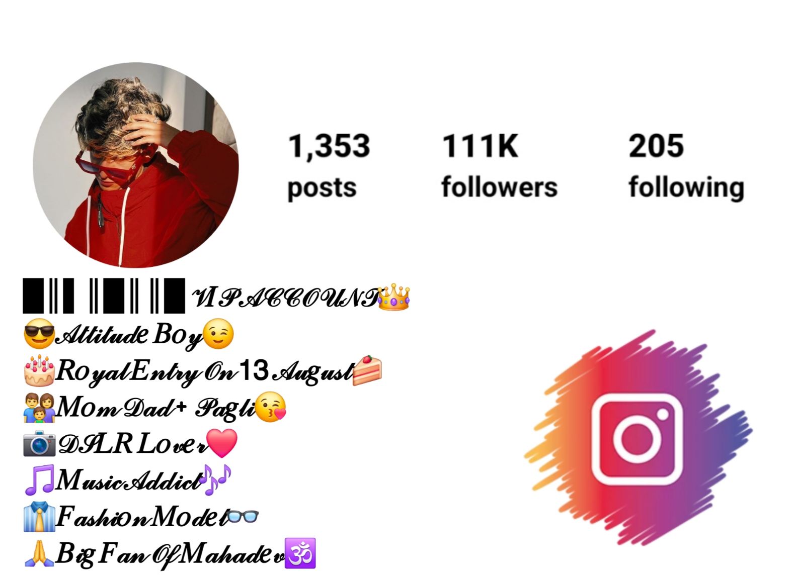 Instagram VIP Bio Stylish Font